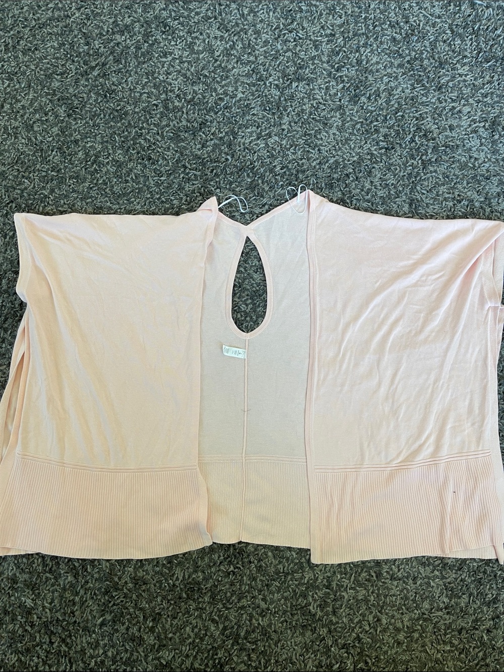 lululemon athletica key to warmth wrap Light pale Pink sweater open cardigan.EUC